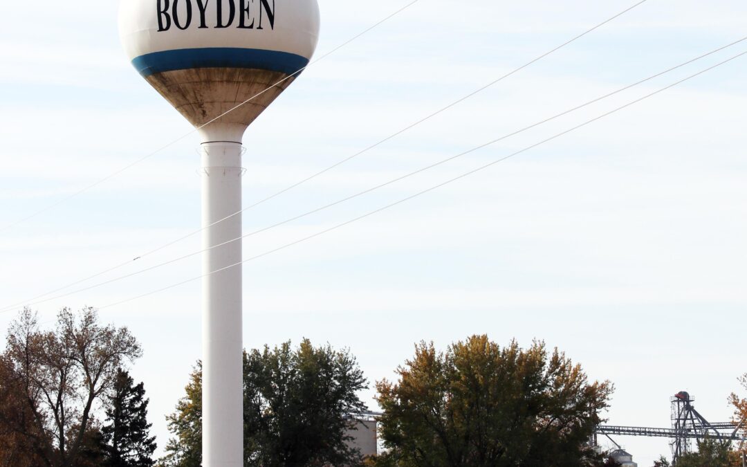 Water tower refresh to include new city logo