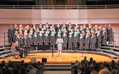 Trinity Christian High School choir performs at college chapel