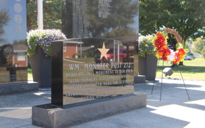 Boyden Legion and Auxiliary Unveils Gold Star Mother and Families Monument